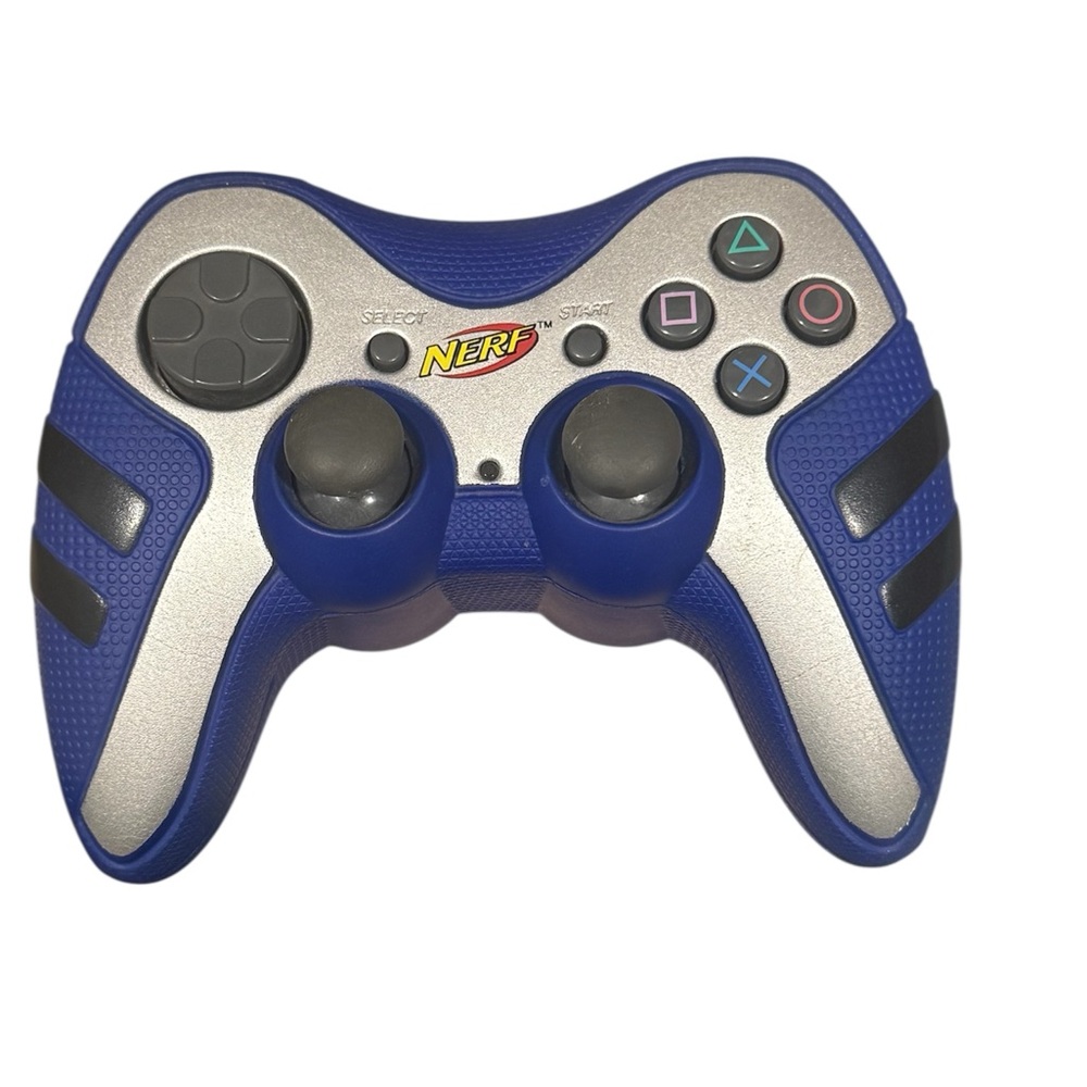 Retro 2006 Pelican Wireless Nerf Controller Blue/Silver‎
